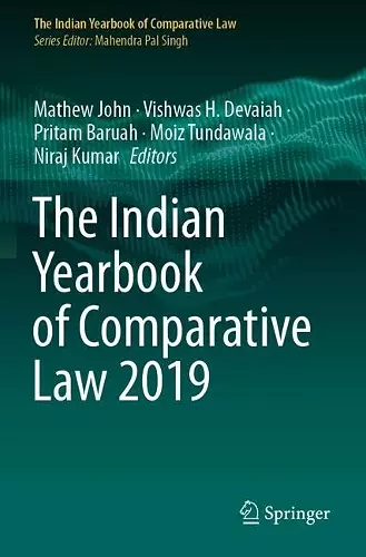 The Indian Yearbook of Comparative Law 2019 cover