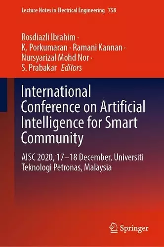 International Conference on Artificial Intelligence for Smart Community cover