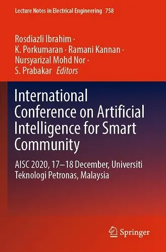 International Conference on Artificial Intelligence for Smart Community cover