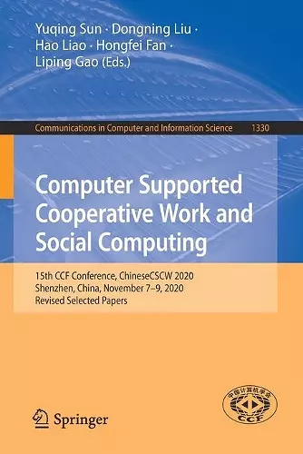 Computer Supported Cooperative Work and Social Computing cover