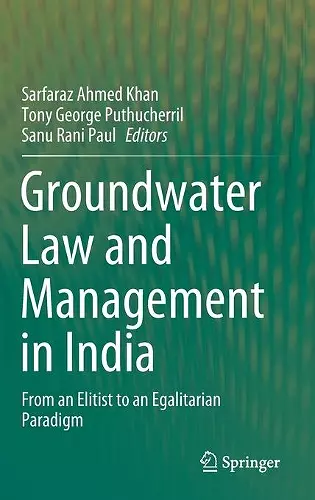 Groundwater Law and Management in India cover