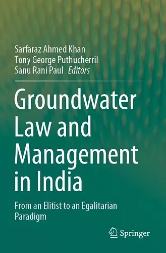 Groundwater Law and Management in India cover