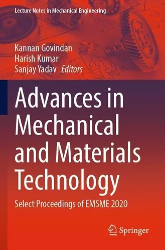 Advances in Mechanical and Materials Technology cover