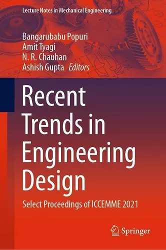 Recent Trends in Engineering Design cover