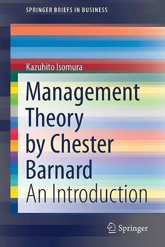 Management Theory by Chester Barnard cover