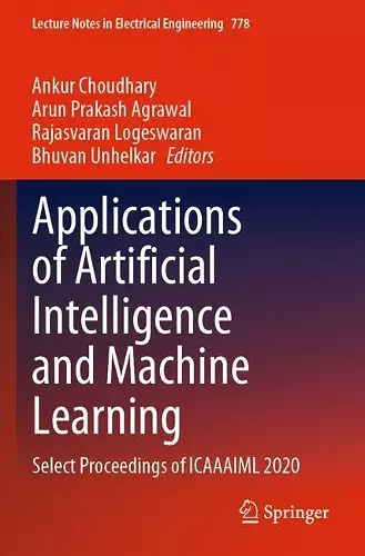 Applications of Artificial Intelligence and Machine Learning cover