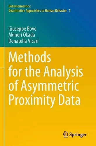 Methods for the Analysis of Asymmetric Proximity Data cover