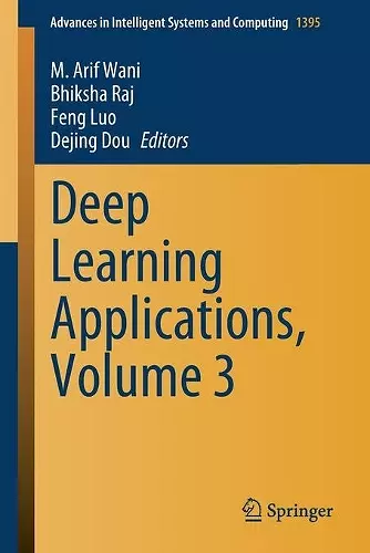 Deep Learning Applications, Volume 3 cover