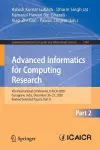 Advanced Informatics for Computing Research cover