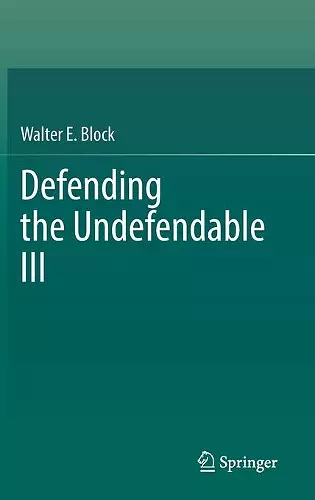 Defending the Undefendable III cover