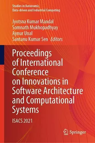 Proceedings of International Conference on Innovations in Software Architecture and Computational Systems cover