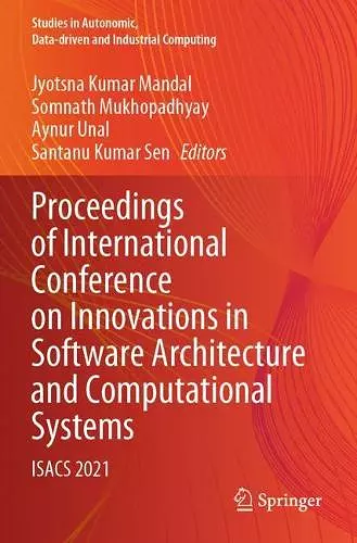 Proceedings of International Conference on Innovations in Software Architecture and Computational Systems cover