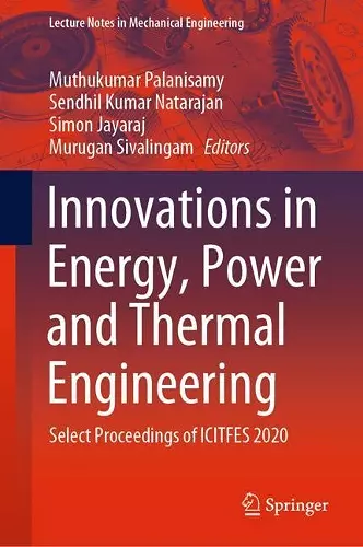 Innovations in Energy, Power and Thermal Engineering cover