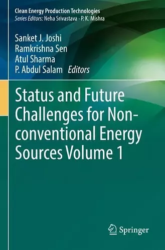 Status and Future Challenges for Non-conventional Energy Sources Volume 1 cover