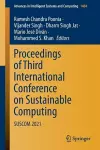 Proceedings of Third International Conference on Sustainable Computing cover