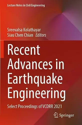 Recent Advances in Earthquake Engineering cover