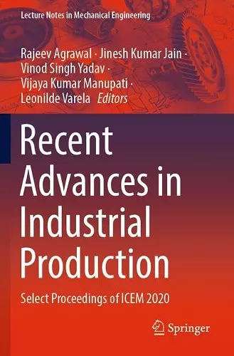 Recent Advances in Industrial Production cover