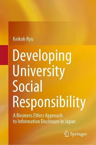 Developing University Social Responsibility cover
