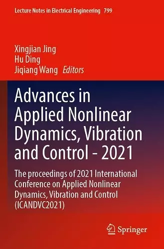 Advances in Applied Nonlinear Dynamics, Vibration and Control -2021 cover