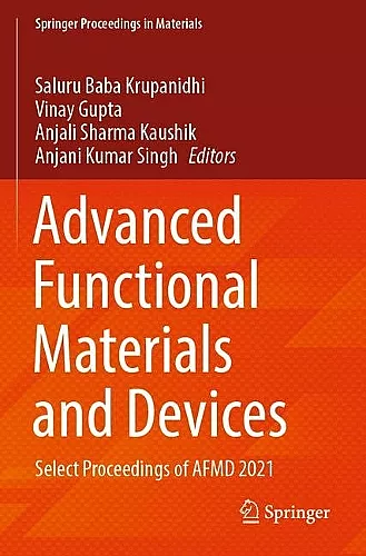 Advanced Functional Materials and Devices cover