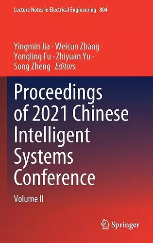 Proceedings of 2021 Chinese Intelligent Systems Conference cover