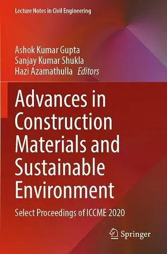 Advances in Construction Materials and Sustainable Environment cover