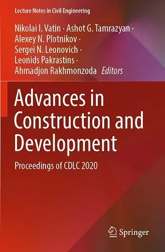 Advances in Construction and Development cover