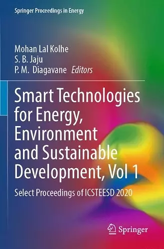 Smart Technologies for Energy, Environment and Sustainable Development, Vol 1 cover