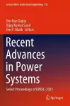 Recent Advances in Power Systems cover