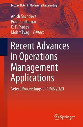 Recent Advances in Operations Management Applications cover