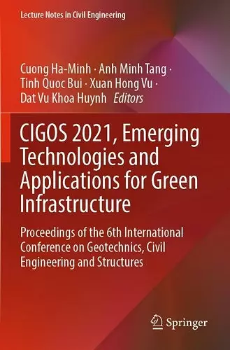 CIGOS 2021, Emerging Technologies and Applications for Green Infrastructure cover