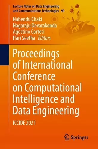 Proceedings of International Conference on Computational Intelligence and Data Engineering cover