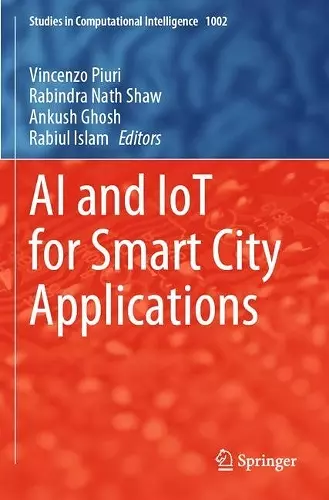 AI and IoT for Smart City Applications cover