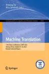 Machine Translation cover