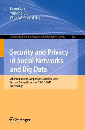 Security and Privacy in Social Networks and Big Data cover