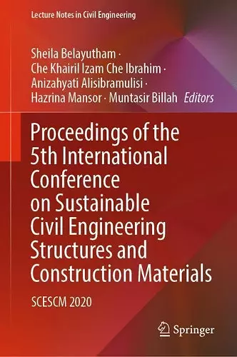 Proceedings of the 5th International Conference on Sustainable Civil Engineering Structures and Construction Materials cover