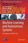 Machine Learning and Autonomous Systems cover