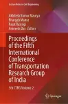 Proceedings of the Fifth International Conference of Transportation Research Group of India cover