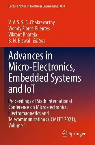 Advances in Micro-Electronics, Embedded Systems and IoT cover