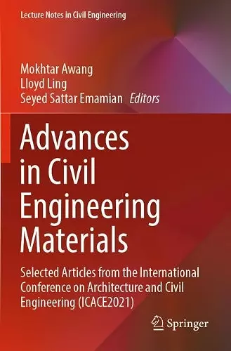 Advances in Civil Engineering Materials cover