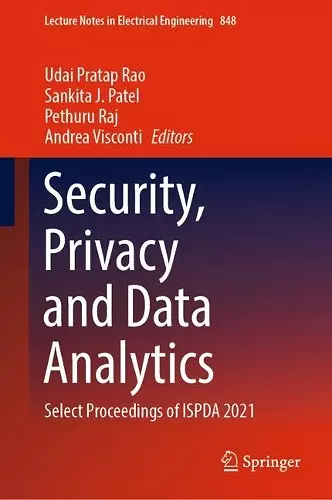 Security, Privacy and Data Analytics cover