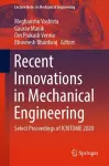 Recent Innovations in Mechanical Engineering cover