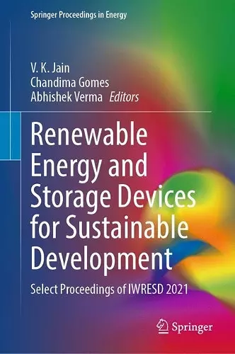 Renewable Energy and Storage Devices for Sustainable Development cover