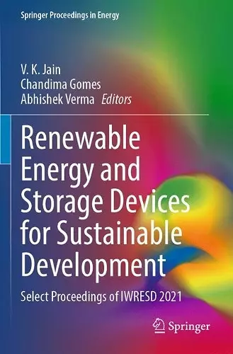 Renewable Energy and Storage Devices for Sustainable Development cover