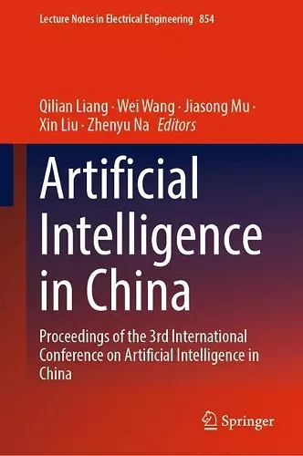 Artificial Intelligence in China cover