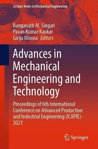 Advances in Mechanical Engineering and Technology cover