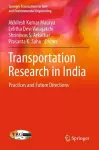 Transportation Research in India cover