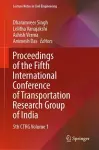 Proceedings of the Fifth International Conference of Transportation Research Group of India cover