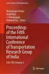 Proceedings of the Fifth International Conference of Transportation Research Group of India cover