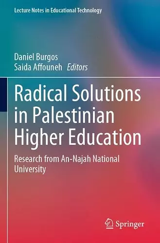 Radical Solutions in Palestinian Higher Education cover